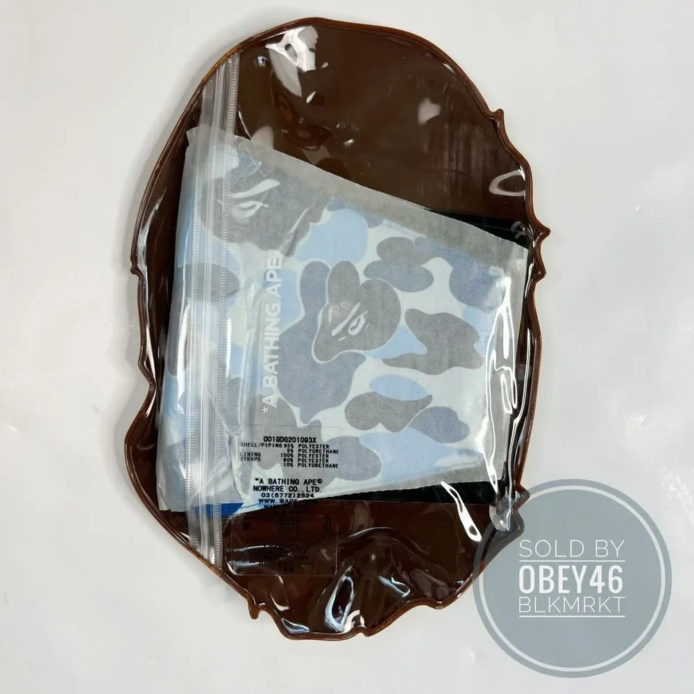 BAPE A Bathing Ape ABC Blue Camo Mask FW23